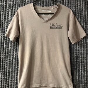 Oklahoma Boomer Sooner Women's  Gray T-Shirt.